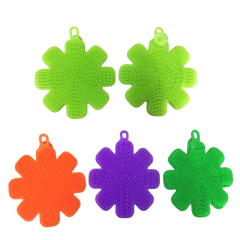 Silicone Sponge Dish Washing Kitchen Scrubber