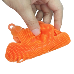 Silicone Sponge Dish Washing Kitchen Scrubber