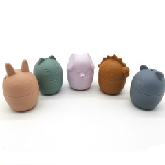 Animals Shape Silicone Baby Bath Toys