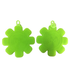 Silicone Sponge Dish Washing Kitchen Scrubber