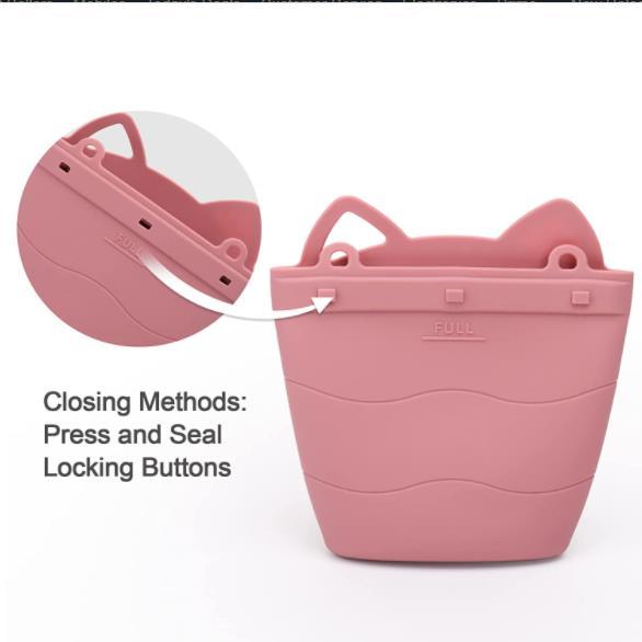 Reusable Silicone Snack Bags for Kids