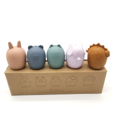 Animals Shape Silicone Baby Bath Toys