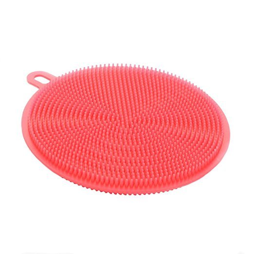 Round Silicone Dish Sponge Dish Scrubber