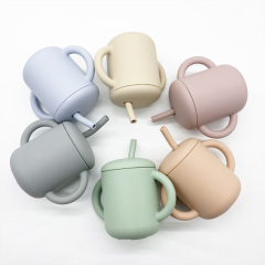 Baby Silicone Training Cup Straw For Toddlers