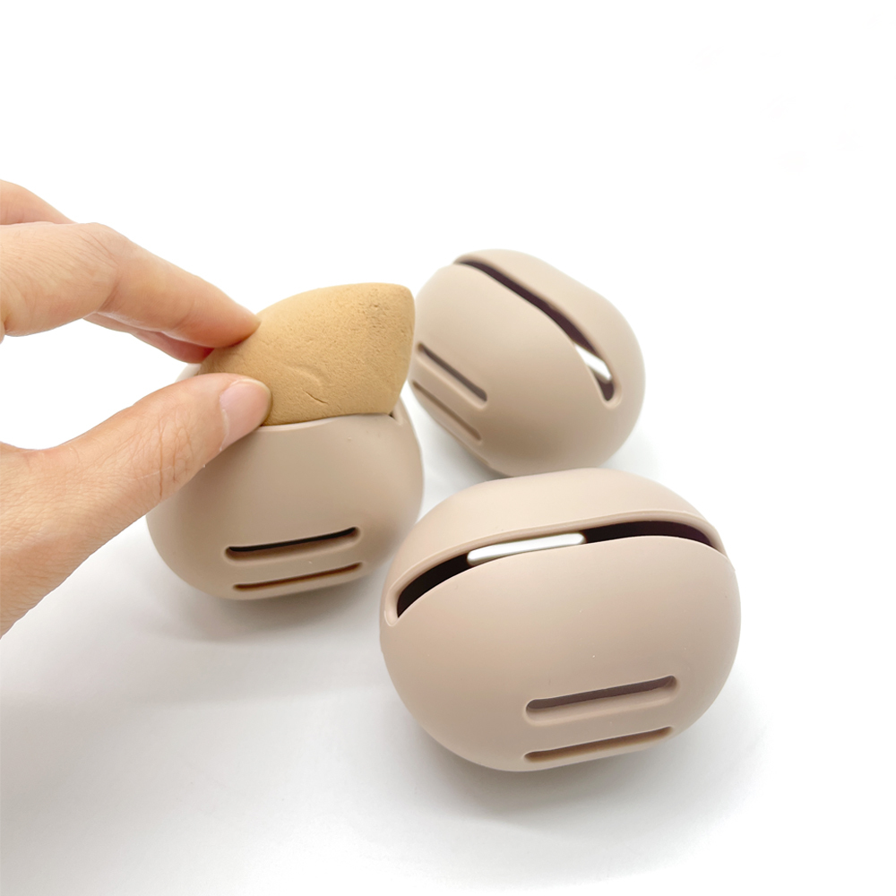 Makeup Sponge Holder Convenient Vented Silicone Beauty Blender Holder
