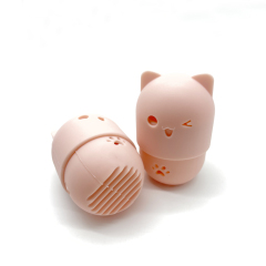 Cute Cat Silicone Makeup Sponge Storage Rack