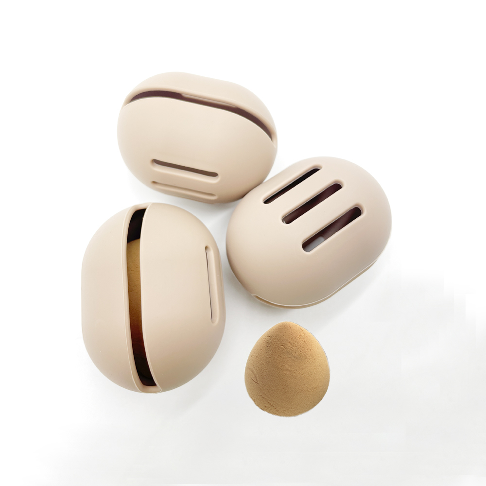 Makeup Sponge Holder Convenient Vented Silicone Beauty Blender Holder