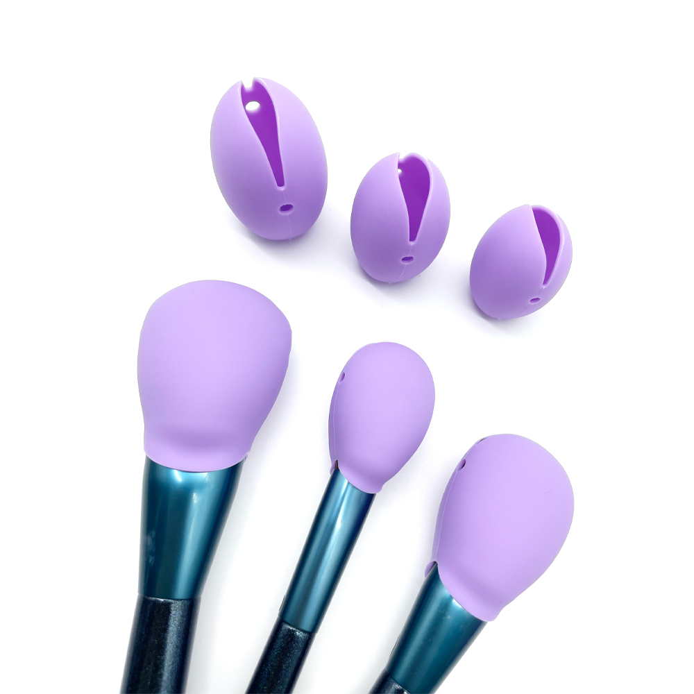 Soft Silicone Dust Proof Makeup Brush Protector Covers