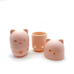 Cute Cat Silicone Makeup Sponge Storage Rack