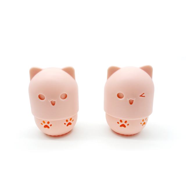 Cute Cat Silicone Makeup Sponge Storage Rack