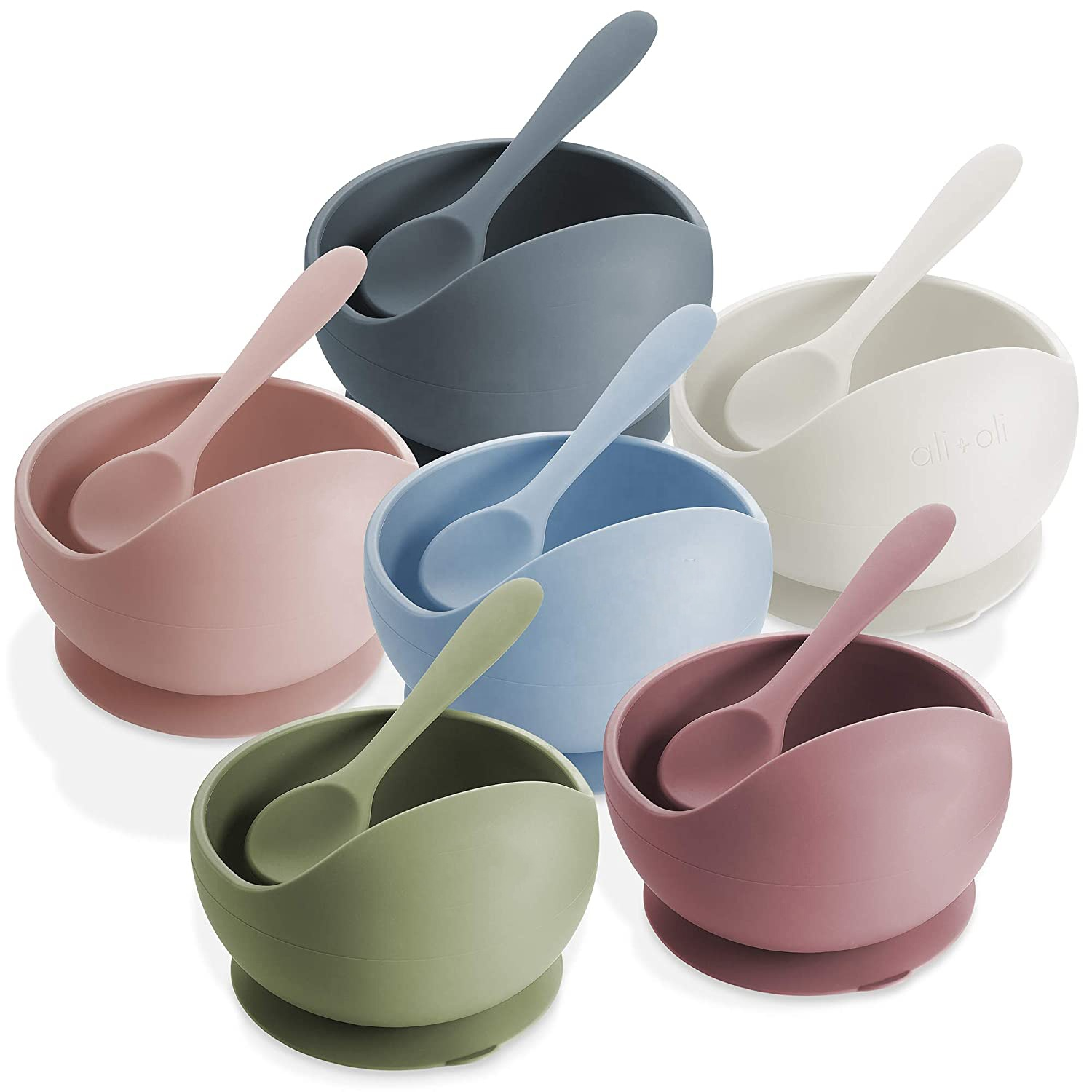 silicone baby suction bowl