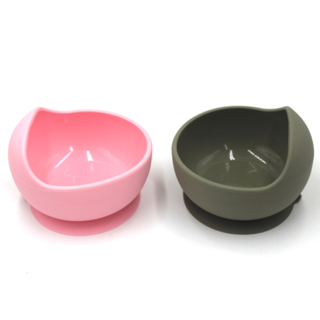 silicone baby suction bowl