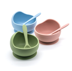 silicone baby suction bowl
