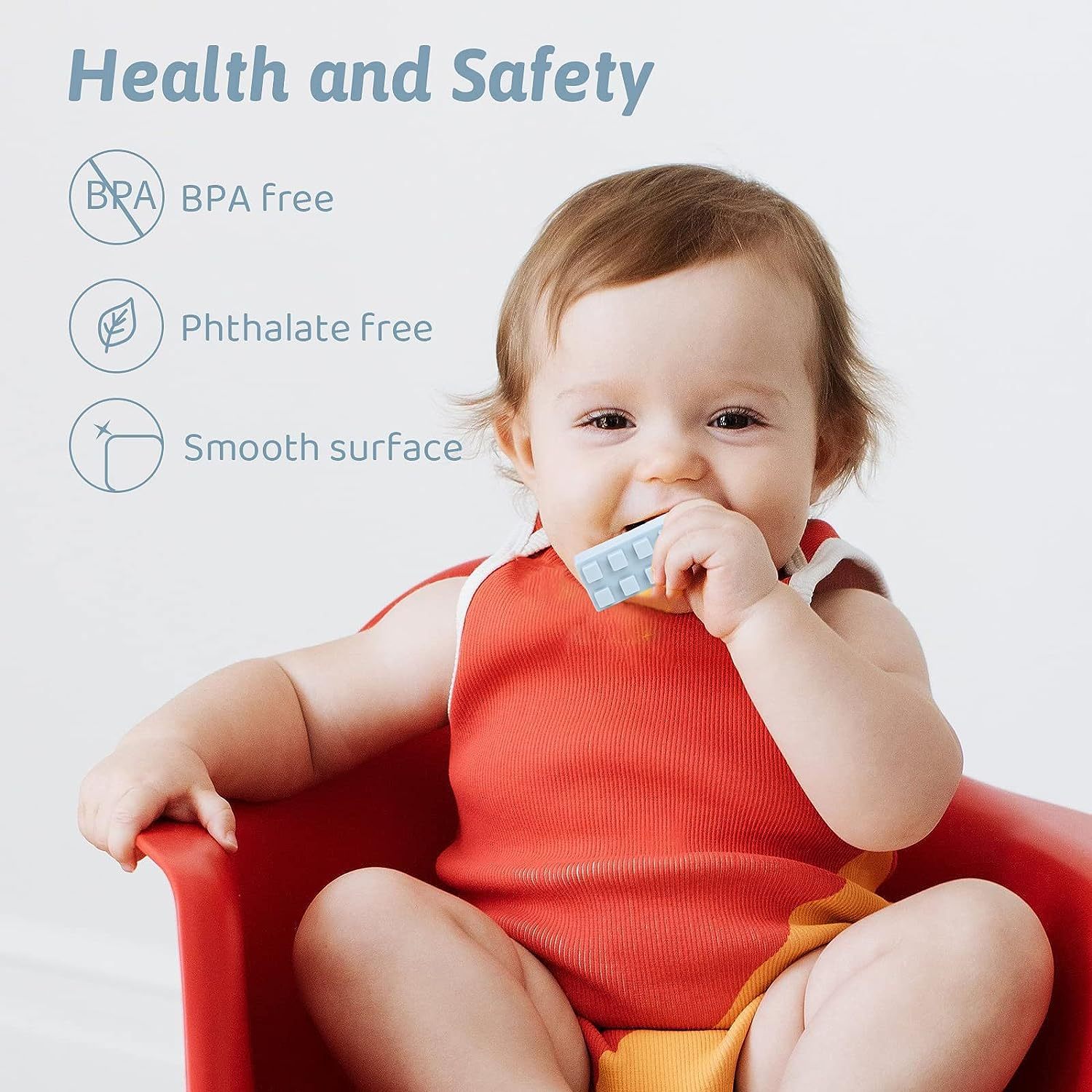 Children's Silicone Building Blocks Safe and Chewable Soft