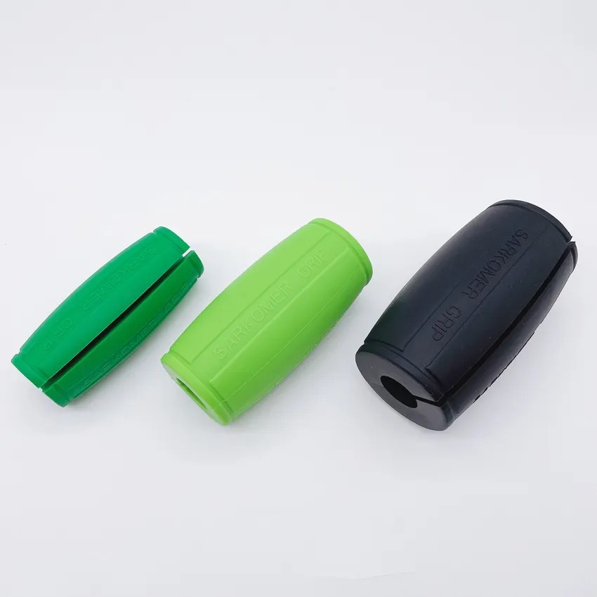 Silicone Barbell Grips for Weight Lifting Cable Attachments