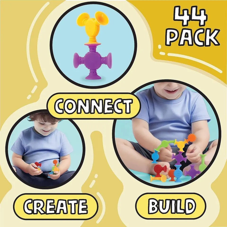 Silicone Suction Toys Bath Toys for Kids