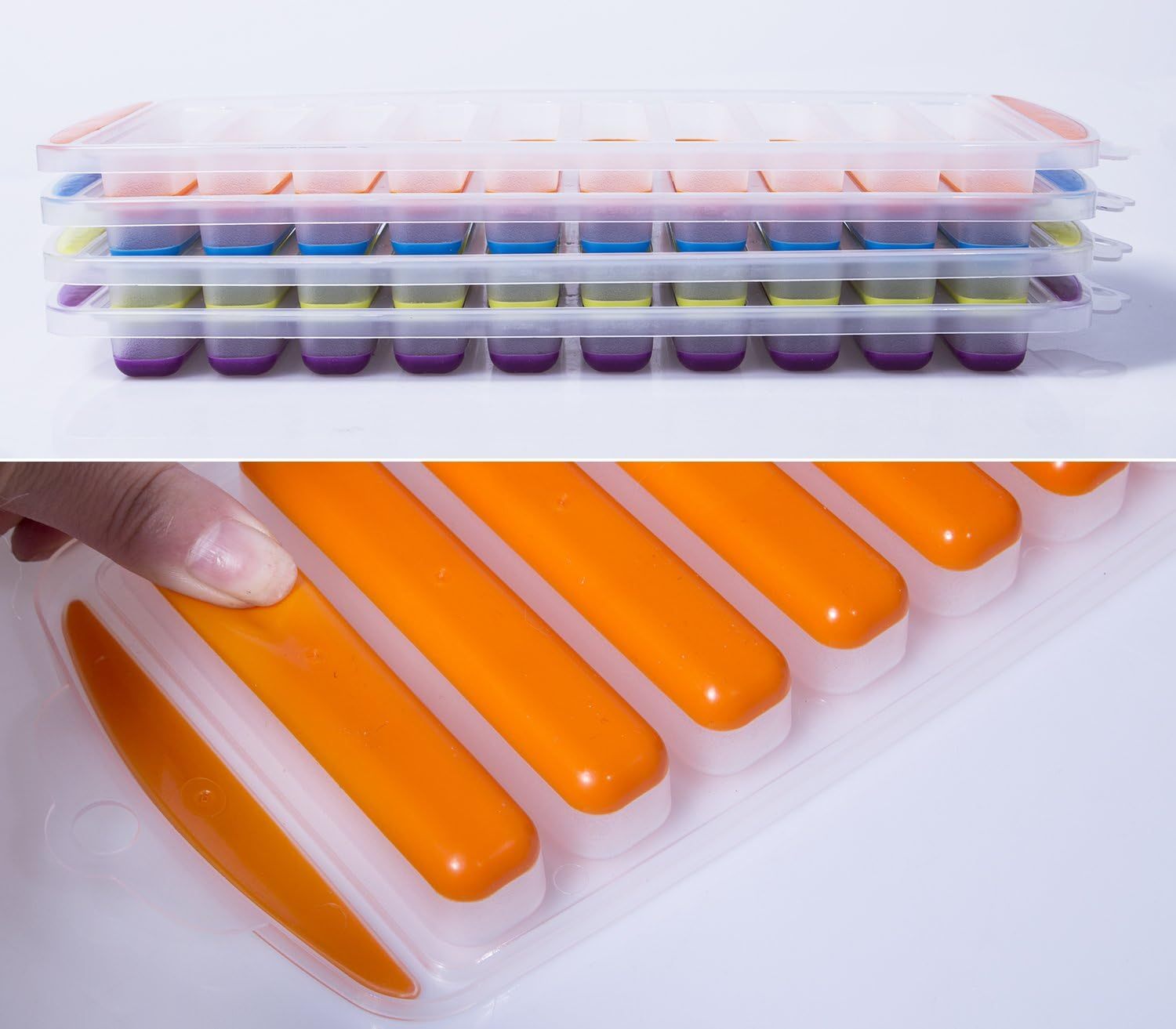Silicone Narrow Ice Stick Cube Trays