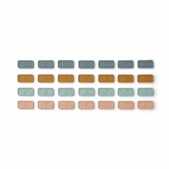 Silicone Dominoes Set for kids