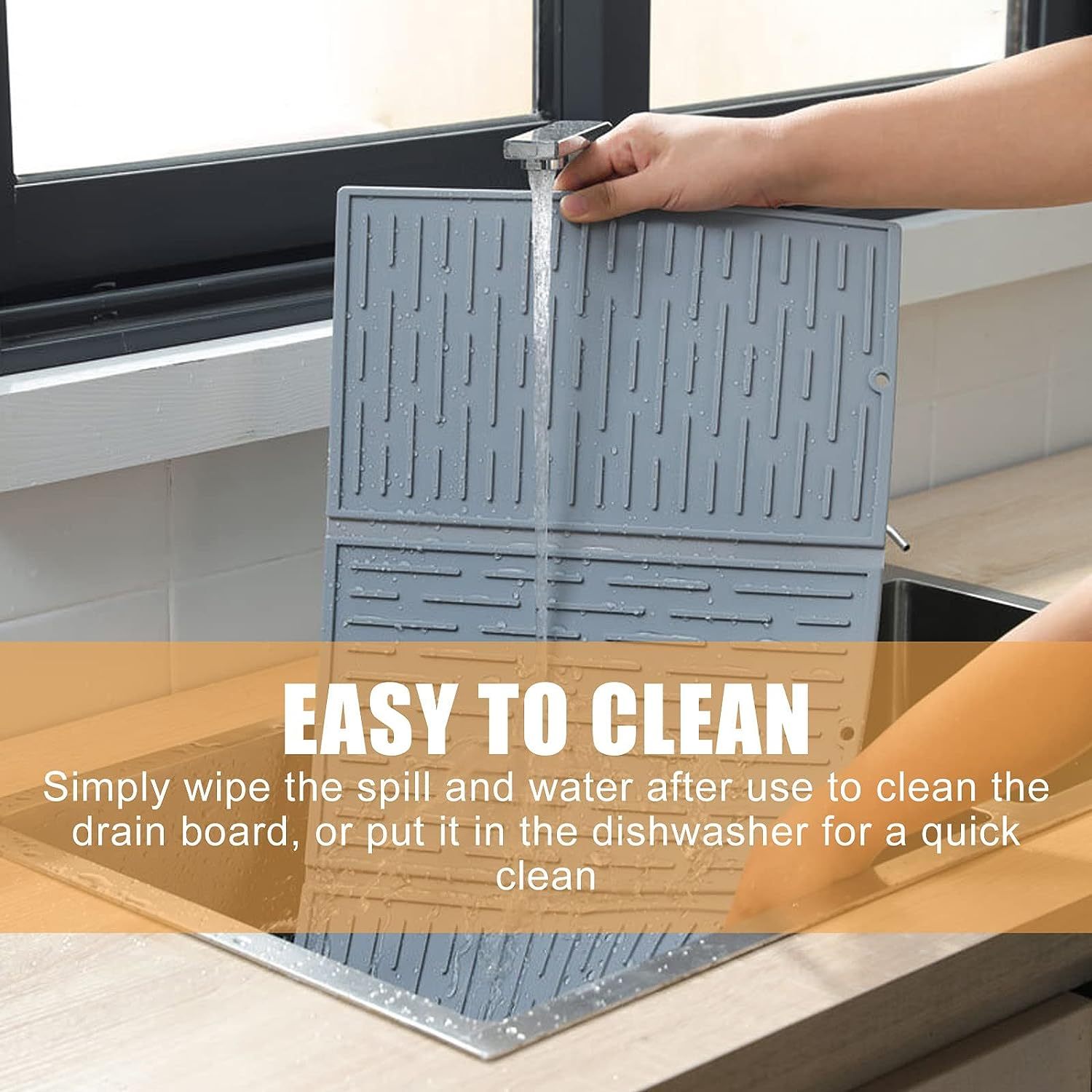 Collapsible Silicone Dish Drying Mat
