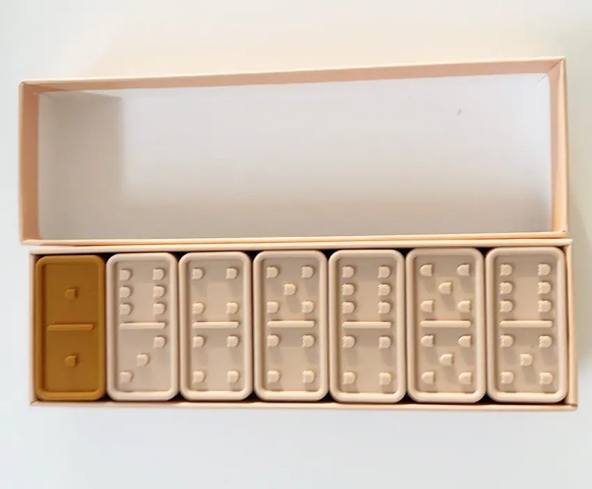 Silicone Dominoes Set for kids