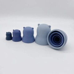Silicone Bear Shape Matryoshka Nesting Stacking