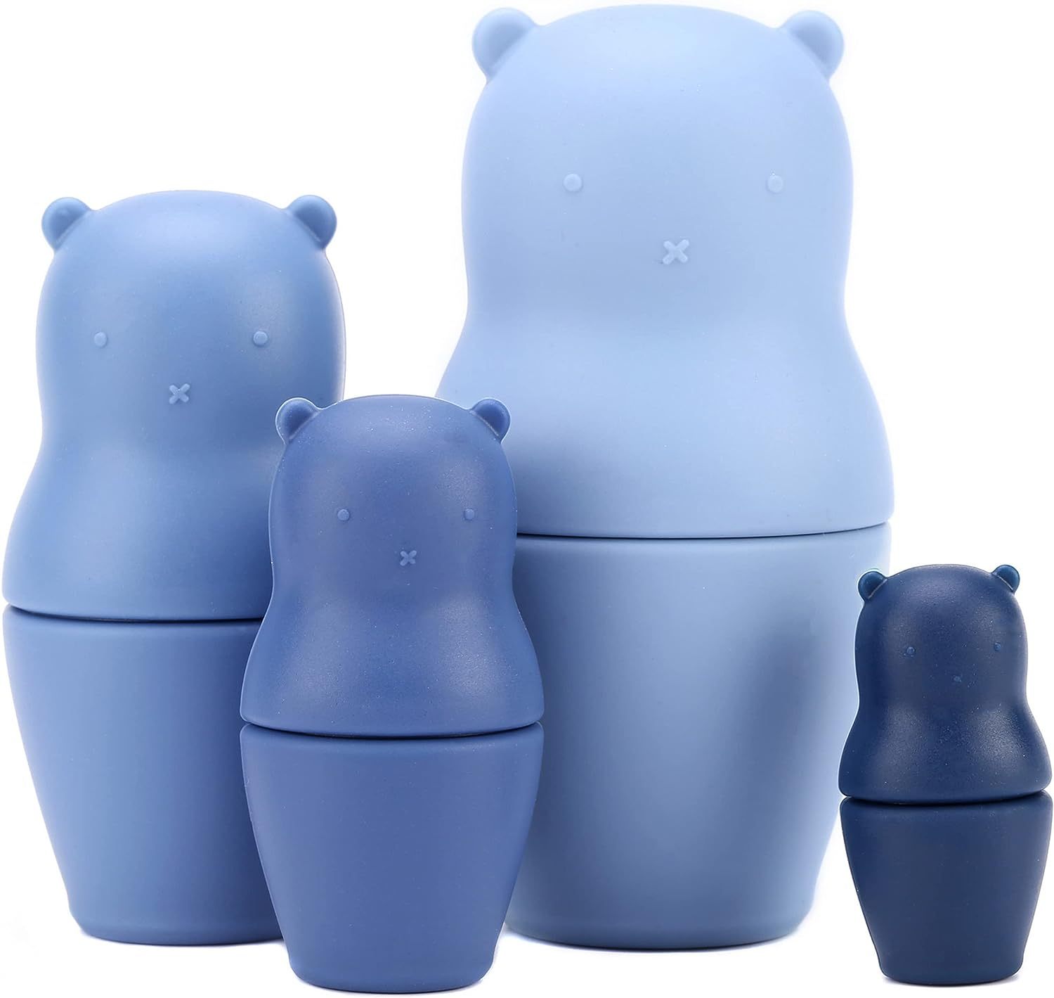 Silicone Bear Shape Matryoshka Nesting Stacking