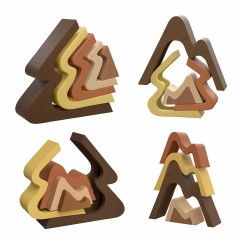 Silicone Rainbow Stacking Toy