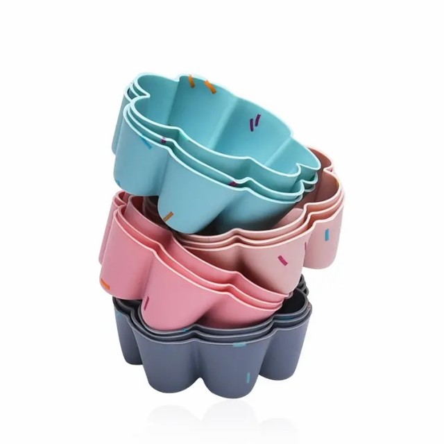 Reusable and Non-stick Mini Silicone Baking Cups