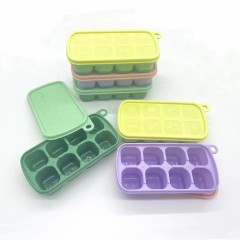Silicone Baby Food Freezer Tray with Lid