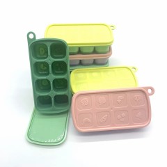 Silicone Baby Food Freezer Tray with Lid