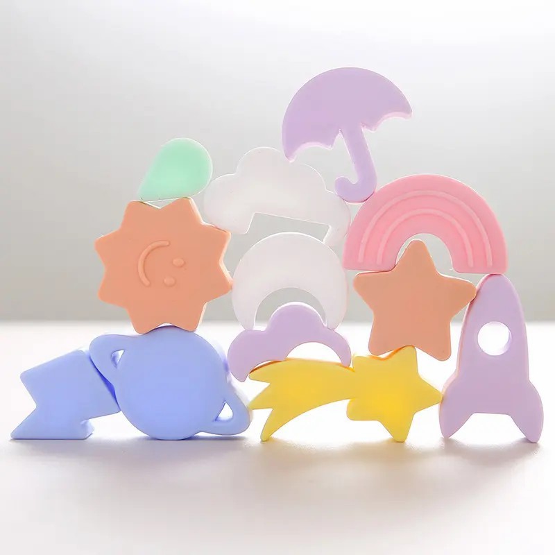 Babe Silicone Weather Shape Puzzle Toys for Toddlers