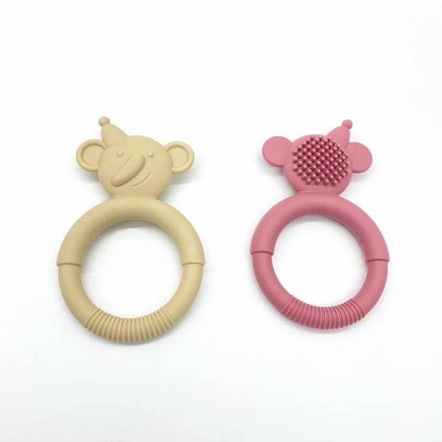 Baby Silicone Teething Toys for Babies 0-6 Months