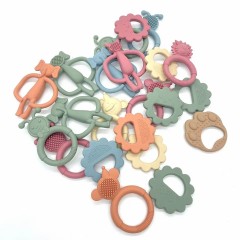 Baby Silicone Teething Toys for Babies 0-6 Months