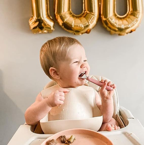 Custom Kids Silverware with Silicone Handle