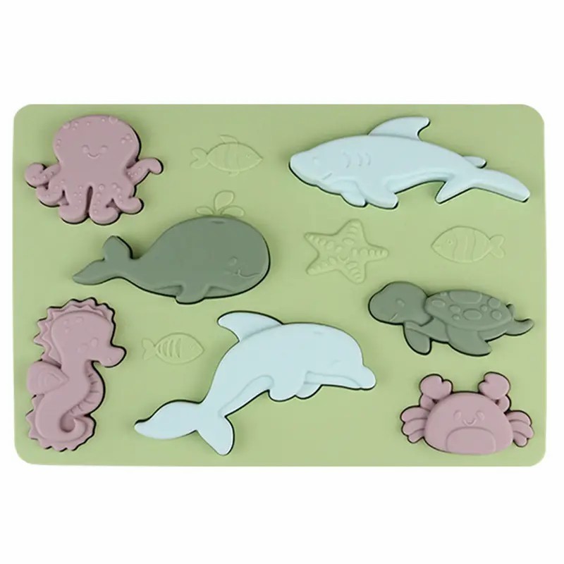 Babe Silicone Weather Shape Puzzle Toys for Toddlers