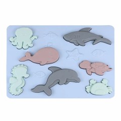 Babe Silicone Weather Shape Puzzle Toys for Toddlers