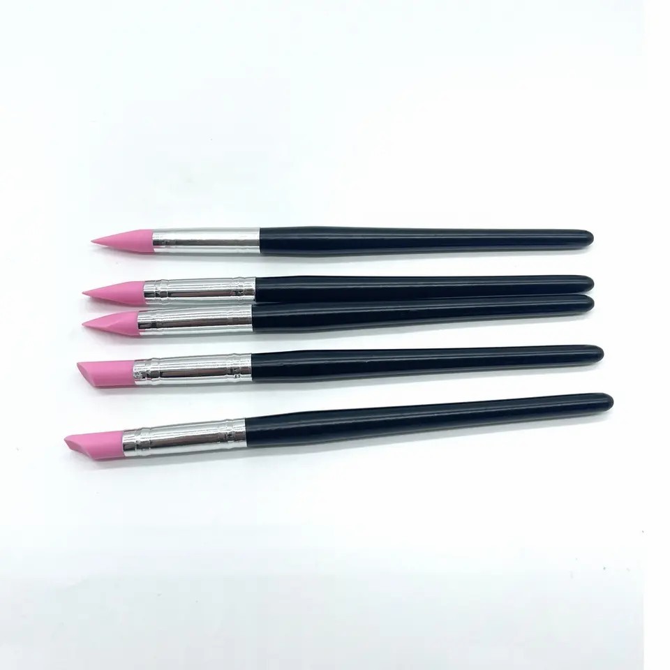 Silicone Nail Art Acrylic Pen Brushes Sets