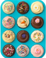 Silicone Muffin Pan - Regular 12 Cups Cupcake Tray