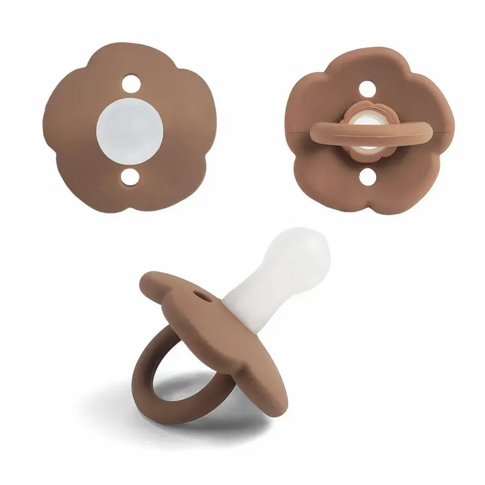 100% Soft Silicone Mini One Piece Pacifier for Babies