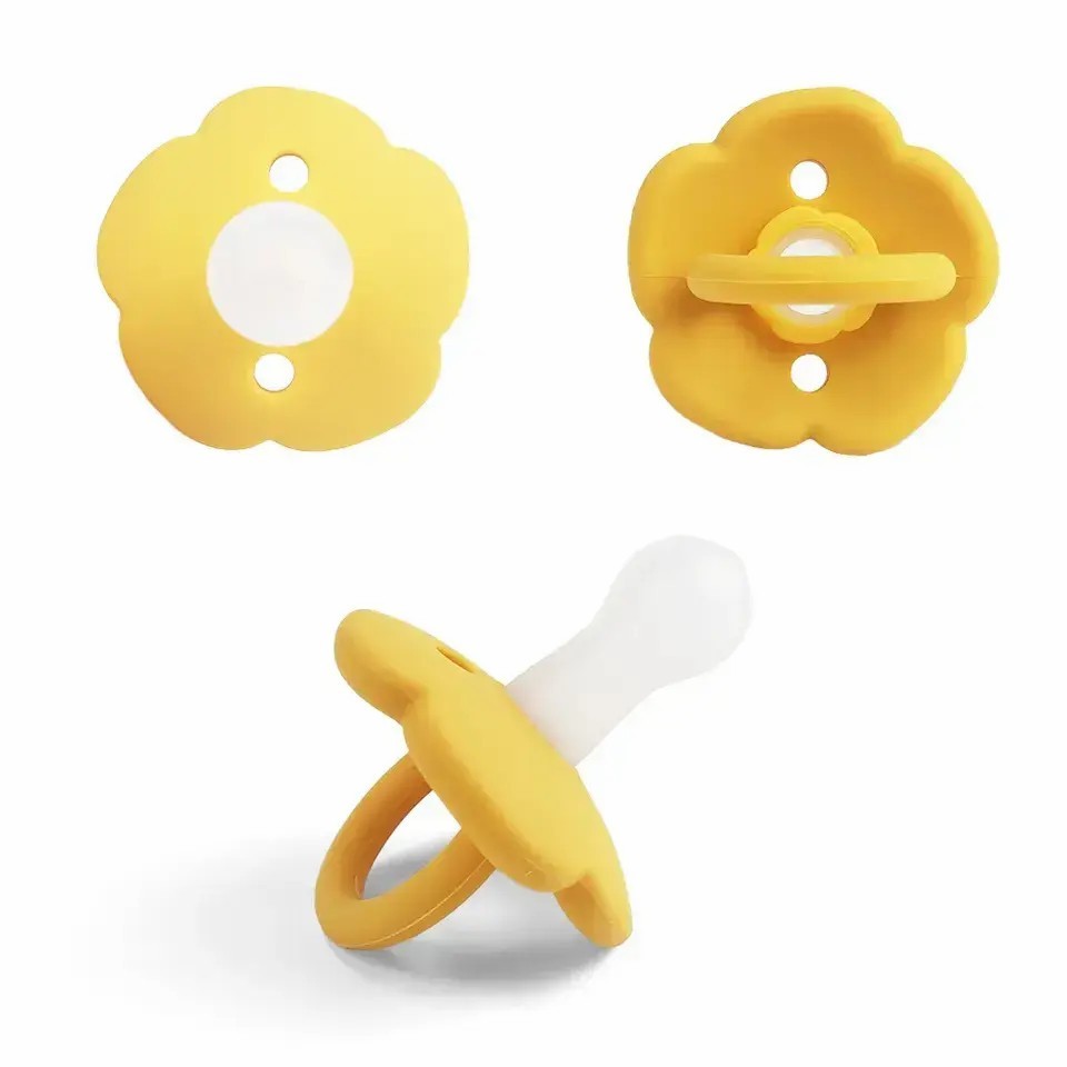 100% Soft Silicone Mini One Piece Pacifier for Babies