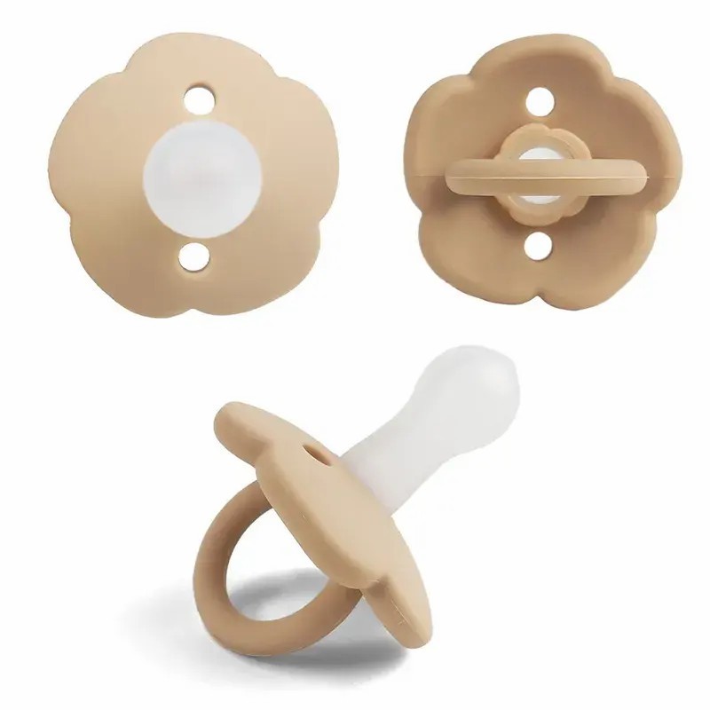 100% Soft Silicone Mini One Piece Pacifier for Babies