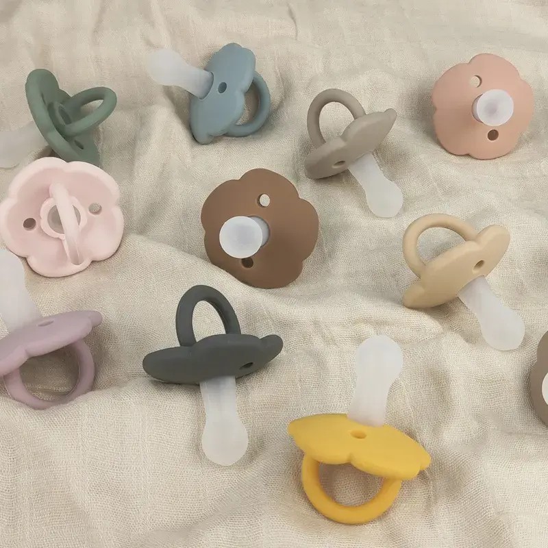 100% Soft Silicone Mini One Piece Pacifier for Babies