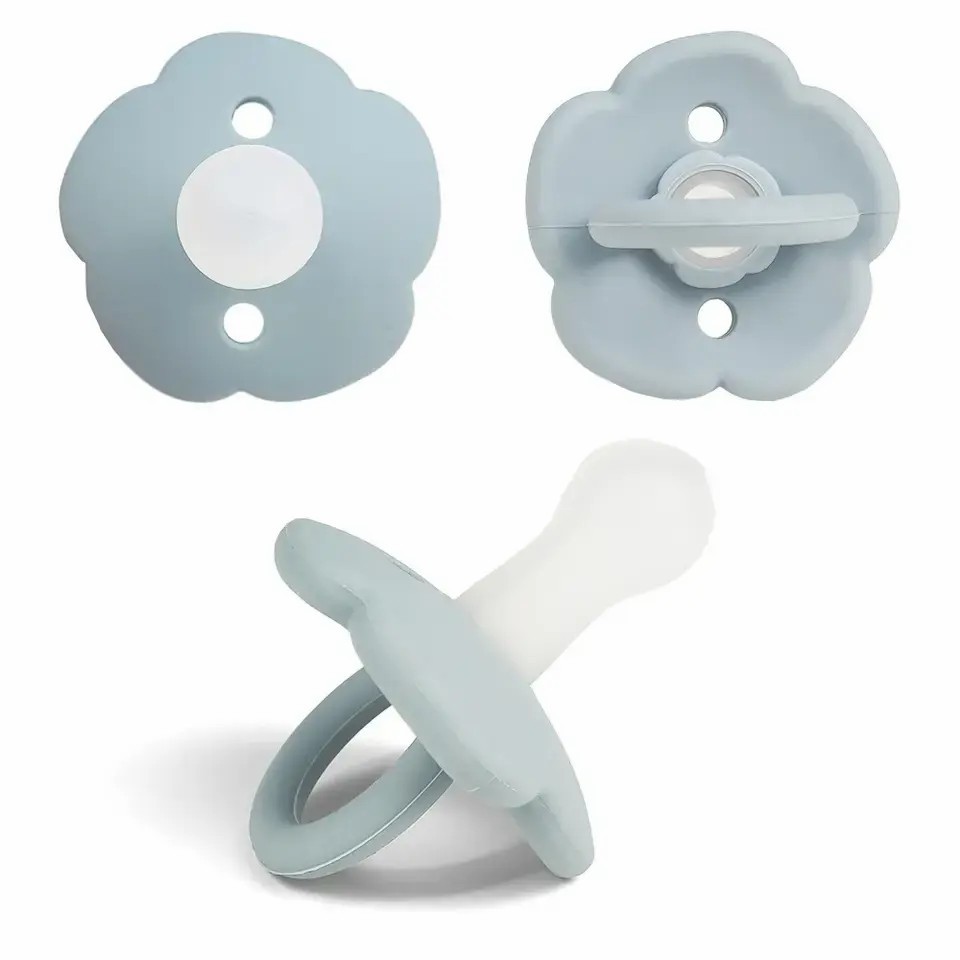 100% Soft Silicone Mini One Piece Pacifier for Babies