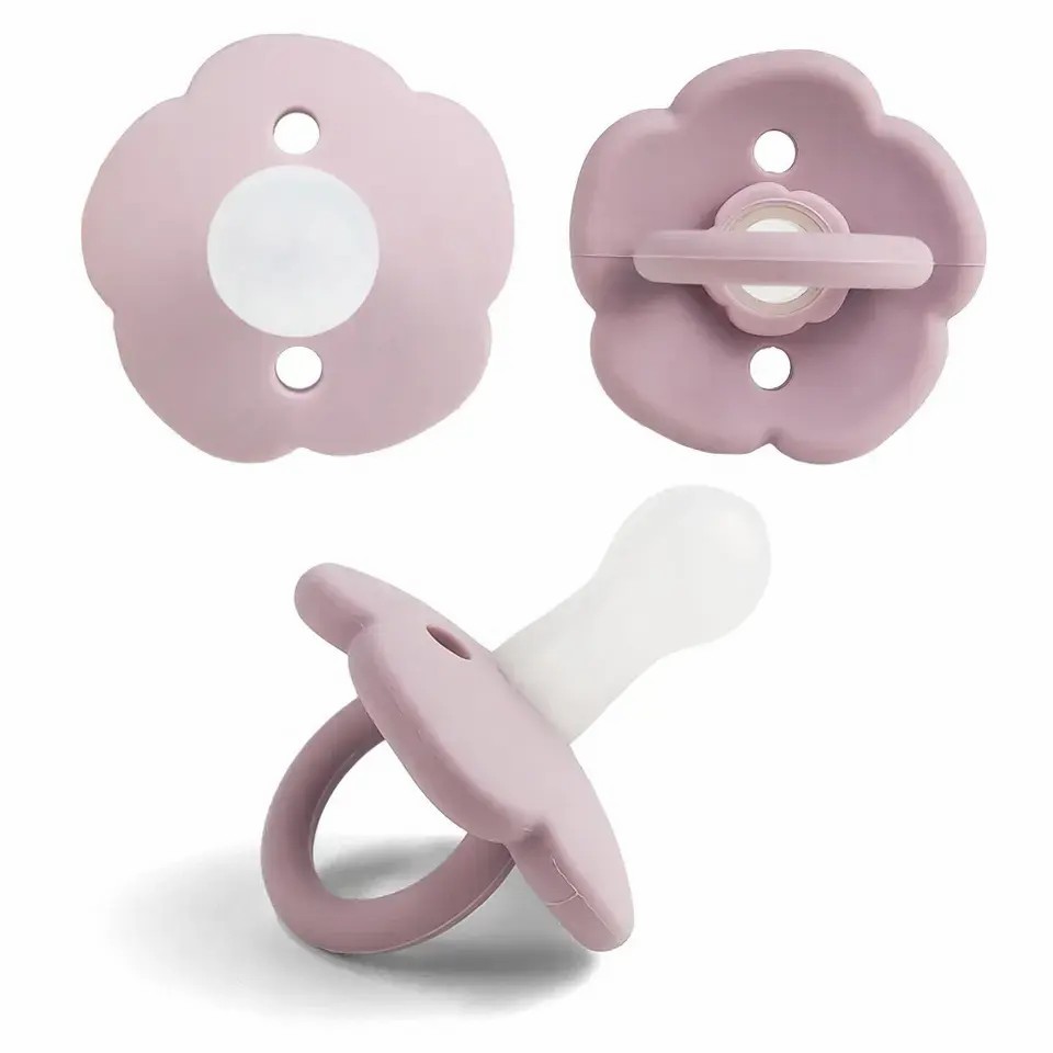 100% Soft Silicone Mini One Piece Pacifier for Babies