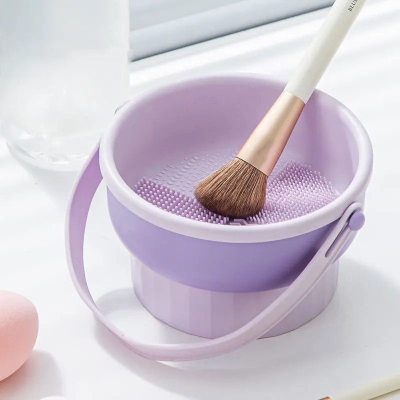 Silicone Makeup Brush Cleaner bowl