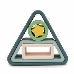 Colorful Stacker Triangle Square Building Block Set