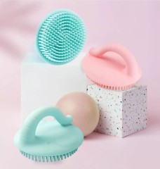 Soft Silicone Body Scrubber Handheld Shower Cleansing Brush