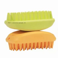 Rubber Dog Shampoo Grooming Brush