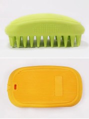 Rubber Dog Shampoo Grooming Brush