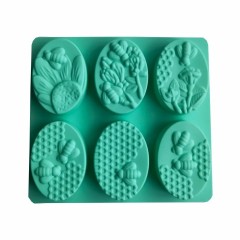 Silicone Molds – Oval bee Molds